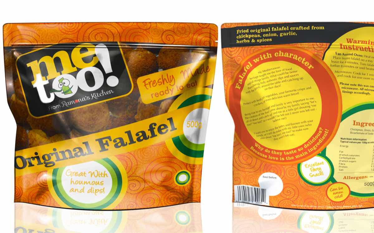 Ramona's Kitchen has also launched new freezable falafel bags.