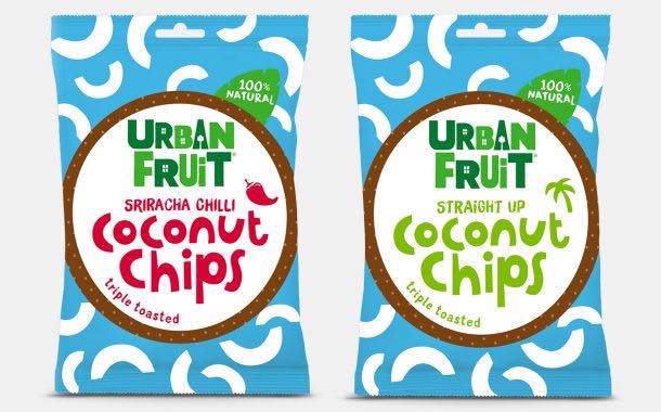 Snack brand Urban Fruit launches duo of all-natural coconut chips