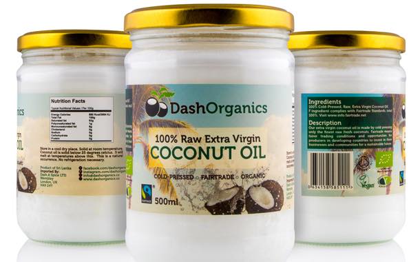 Dash Organics releases new 100% raw extra virgin coconut oil