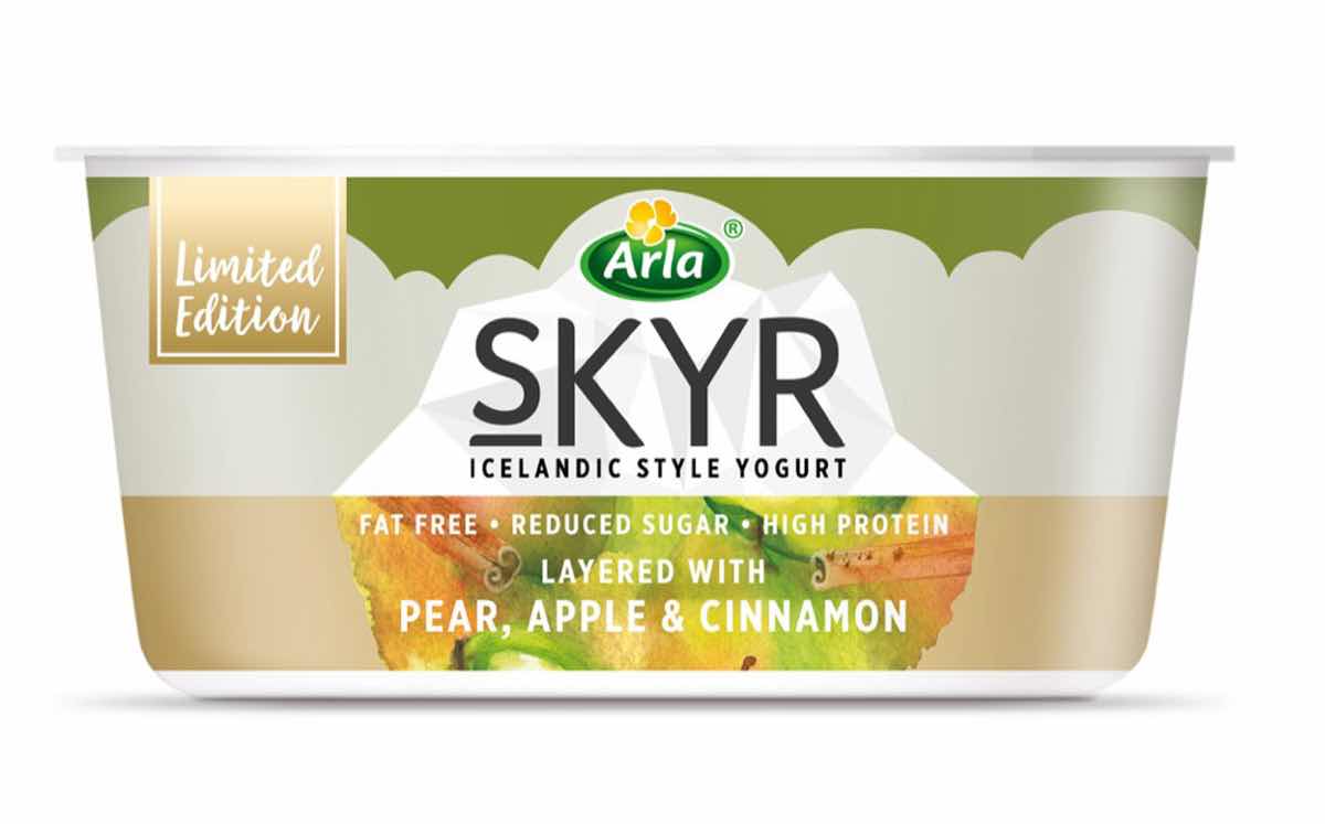Arla Skyr launches limited edition pear, apple and cinnamon flavour