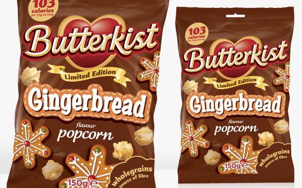 Butterkist brings back seasonal gingerbread flavour of popcorn