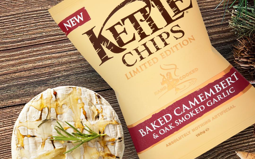 Kettle Chips launches seasonal camembert and garlic flavour