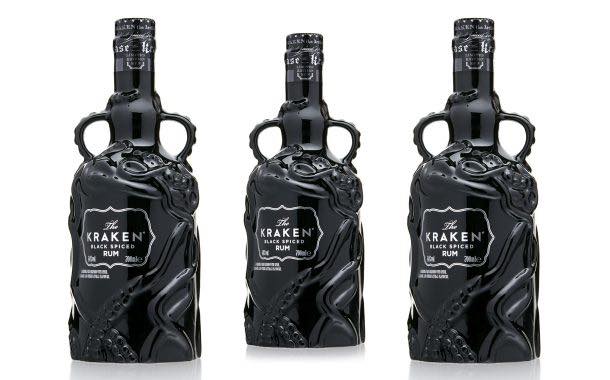 The Kraken black spiced rum launches limited ceramic bottle