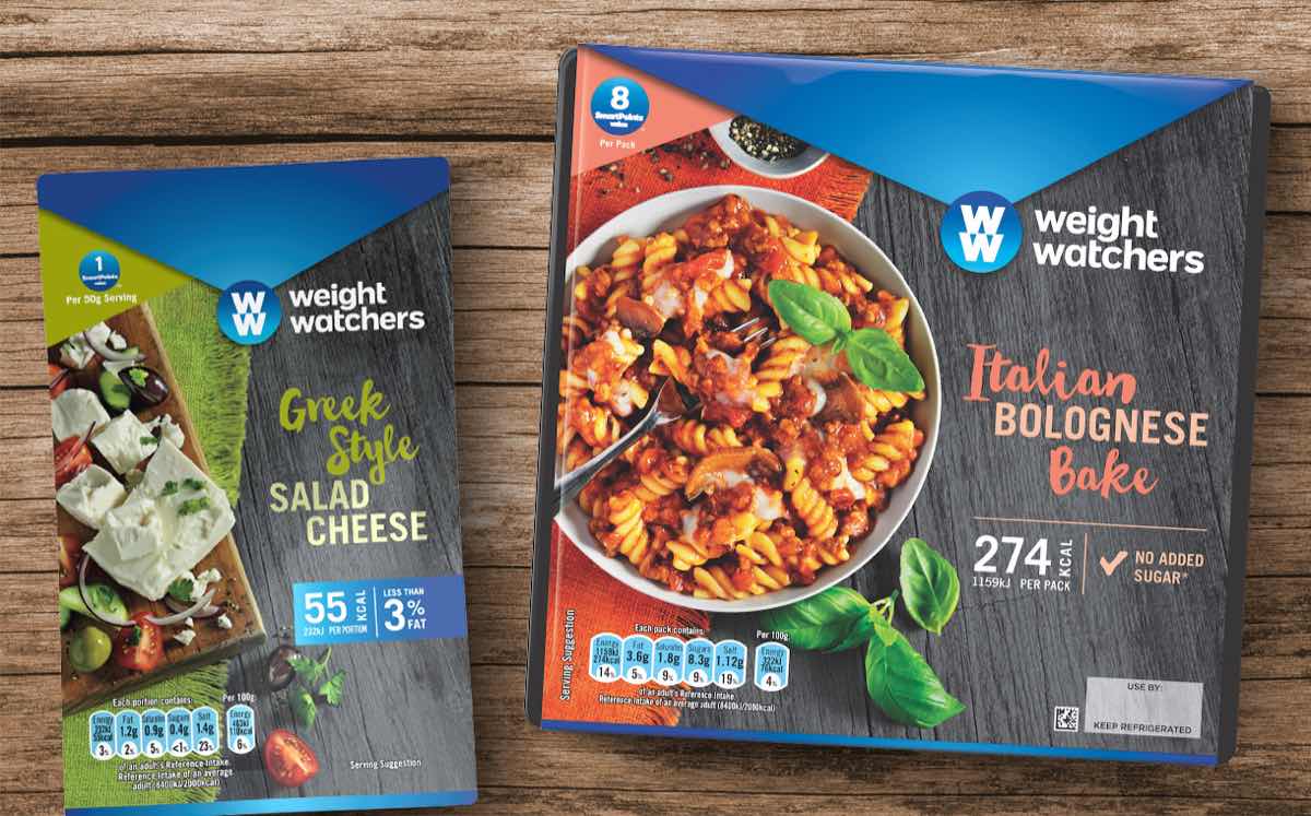 Weight Watchers clears up retail packaging with new design