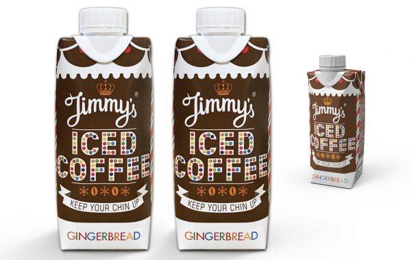 Iced coffee brand Jimmy's launches festive gingerbread flavour