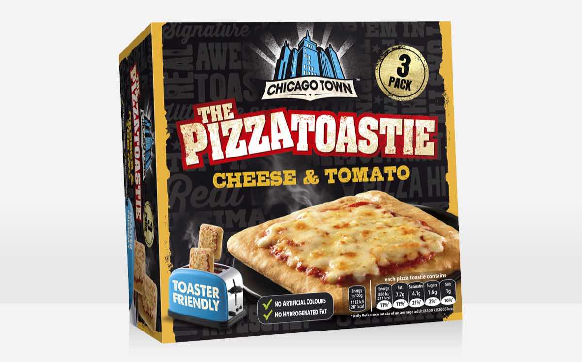 Chicago Town targets snacking occasions with 'pizza toastie'