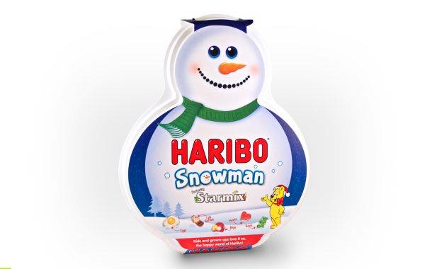 New festive thermoformed tub for Haribo's Starmix sweets