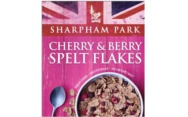 Sharpham Pak launches cherry & berry spelt flakes