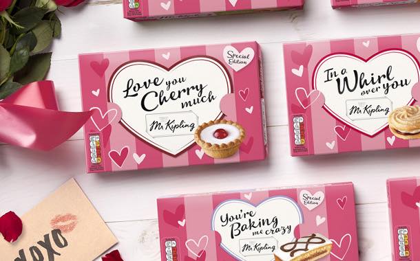 Mr Kipling unveils Valentine's packs with romantic messages