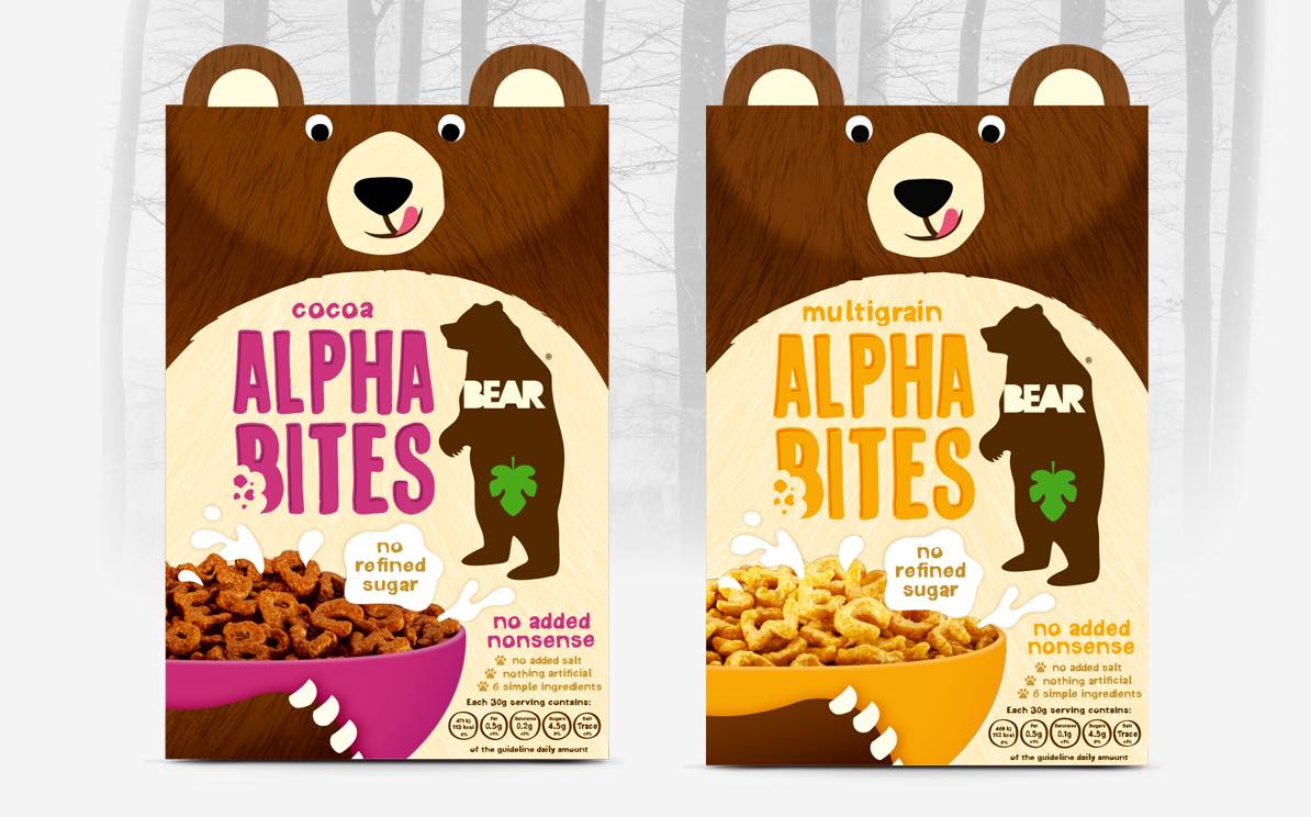 Bear Nibbles transforms look of Alphabites cereal with redesign