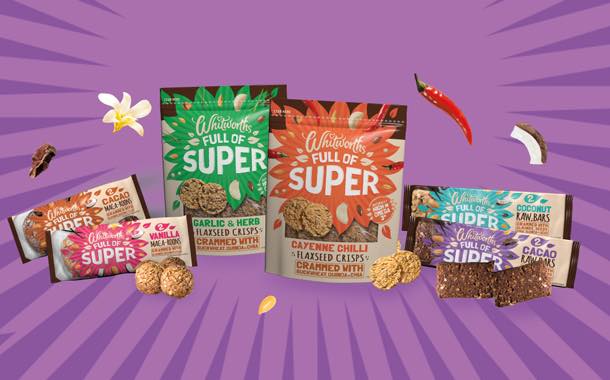 Whitworths unveils superfood snacks with flaxseed and maca