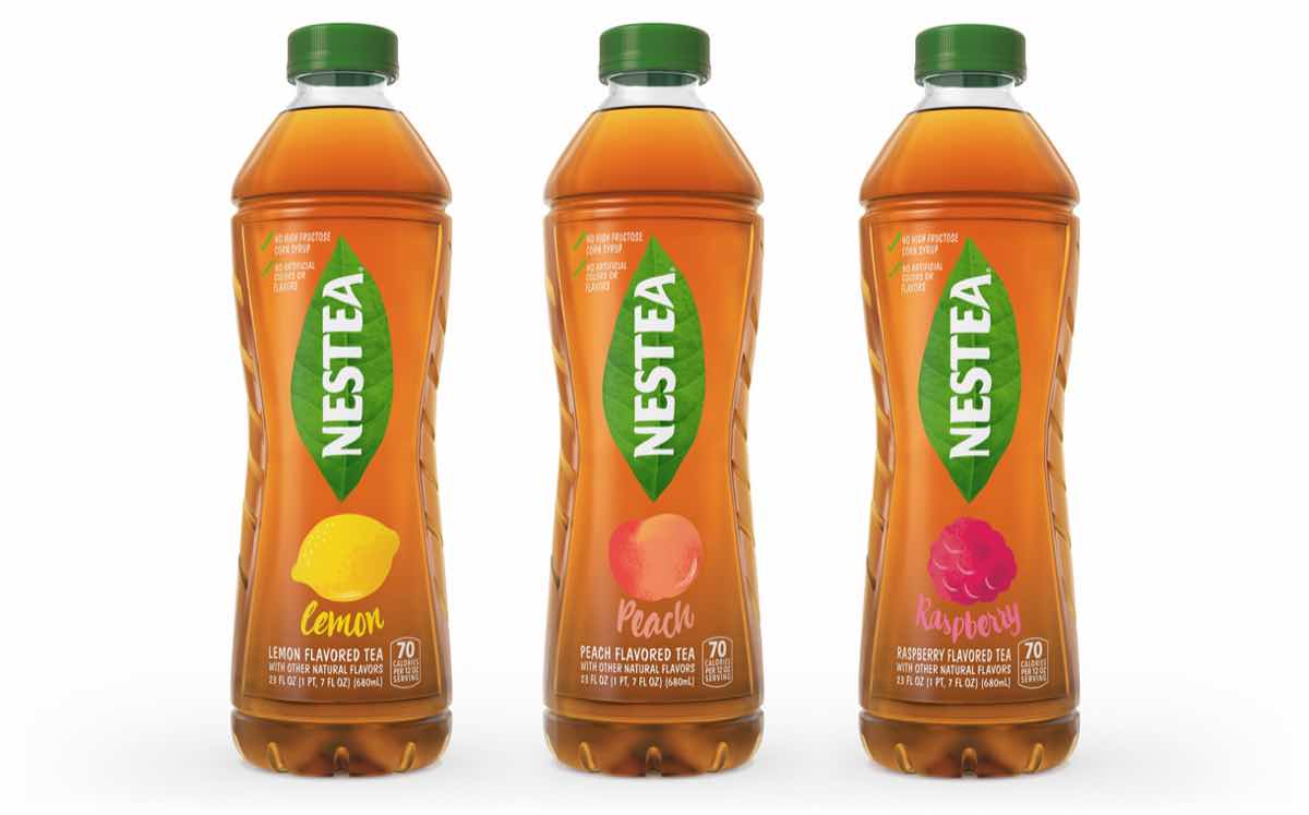 Nestlé has also updated its range of fruit-flavoured iced teas.