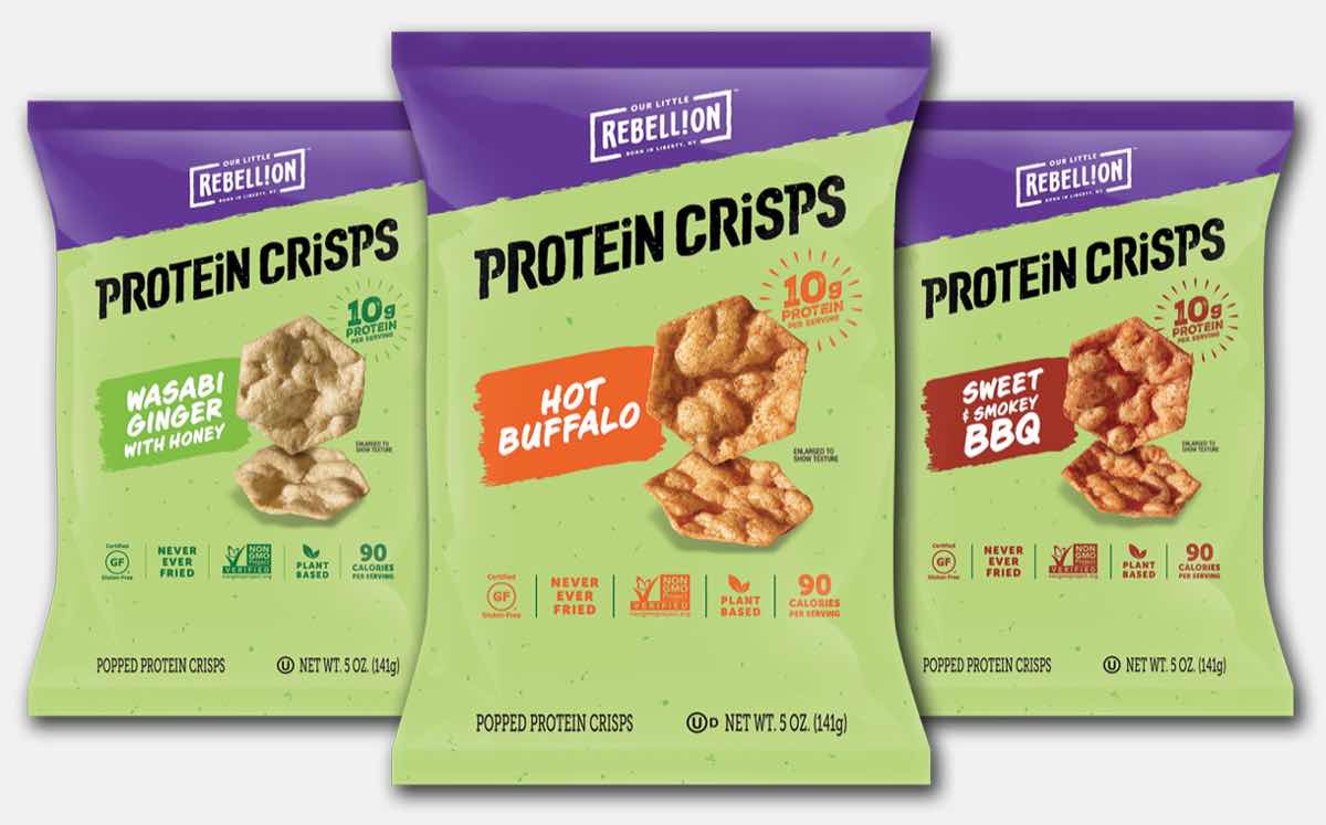 Our Little Rebellion launches range of popped protein crisps