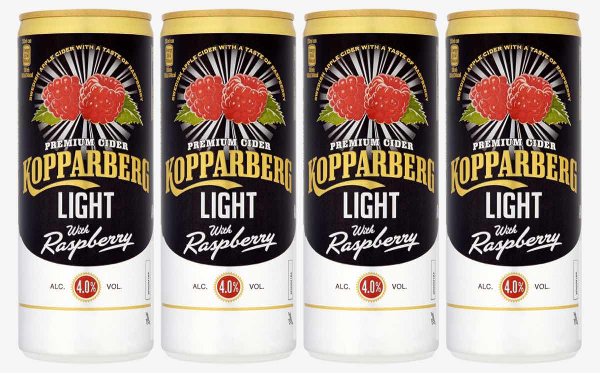 Kopparberg adds raspberry flavour to low-calorie range