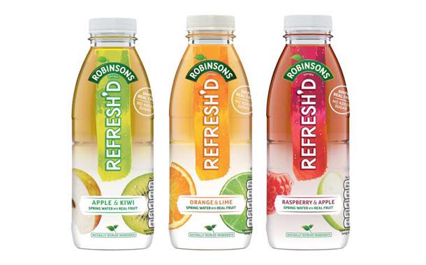 Britvic's Robinsons Refresh'd combines spring water with fruit