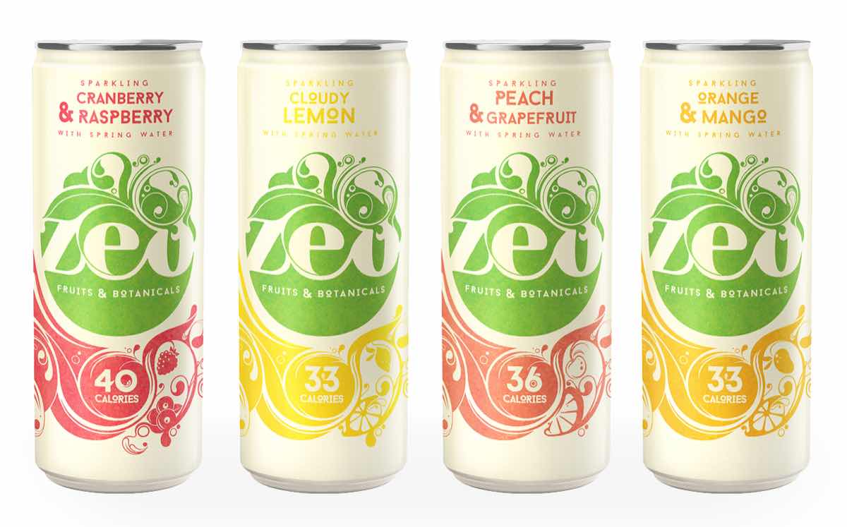 Soft drinks brand Zeo relaunches drinks free from added sugar