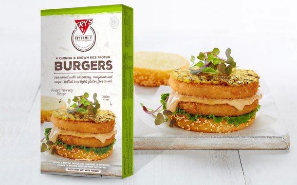 Plant-based brand Fry's adds quinoa and rice protein burger