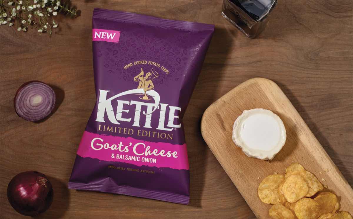 Kettle Chips to launch seasonal goat's cheese and onion flavour