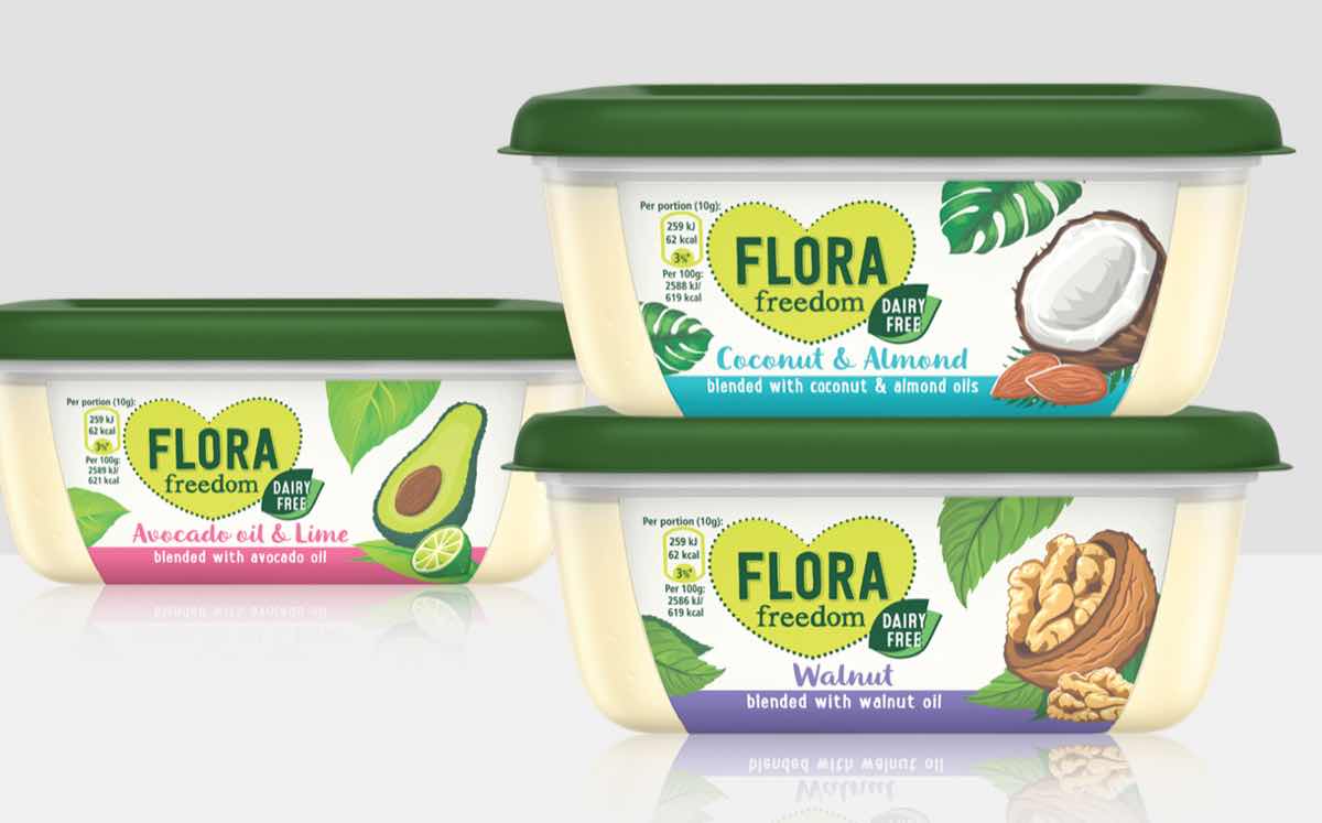 Unilever extends dairy-free Flora range with three new flavours