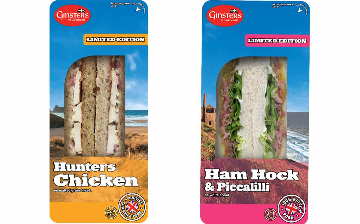 Ginsters launches limited edition sandwich varieties