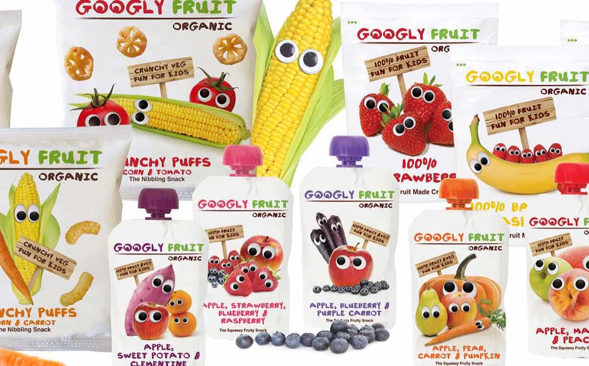 Googly Fruit hits the UK high street with organic snack range