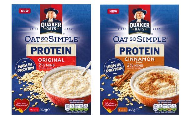 Quaker’s Oat So Simple sachets get protein boost this summer