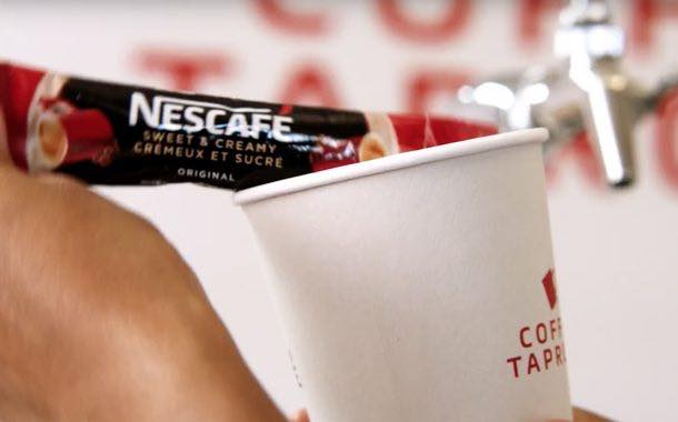 Nescafé trials coffee shop where consumers bring their own coffee