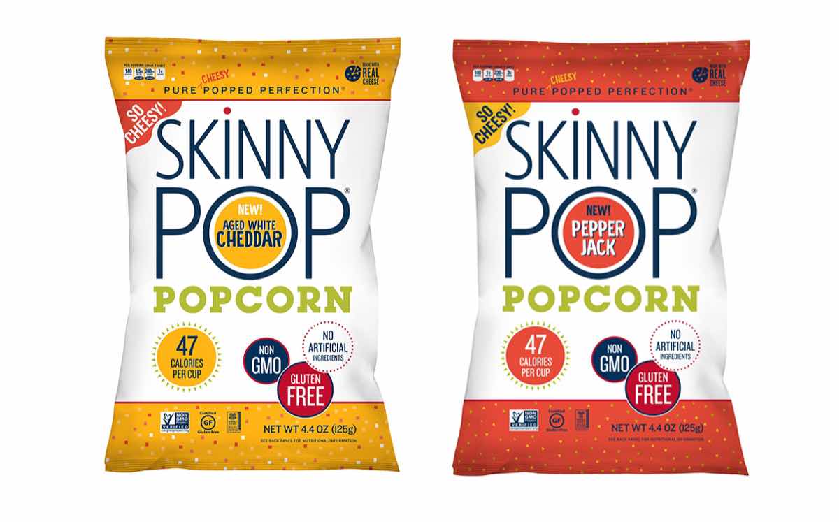 SkinnyPop Popcorn introduces flavours made with real cheese