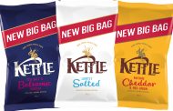 Kettle Chips introduces sharing range with packaging redesign