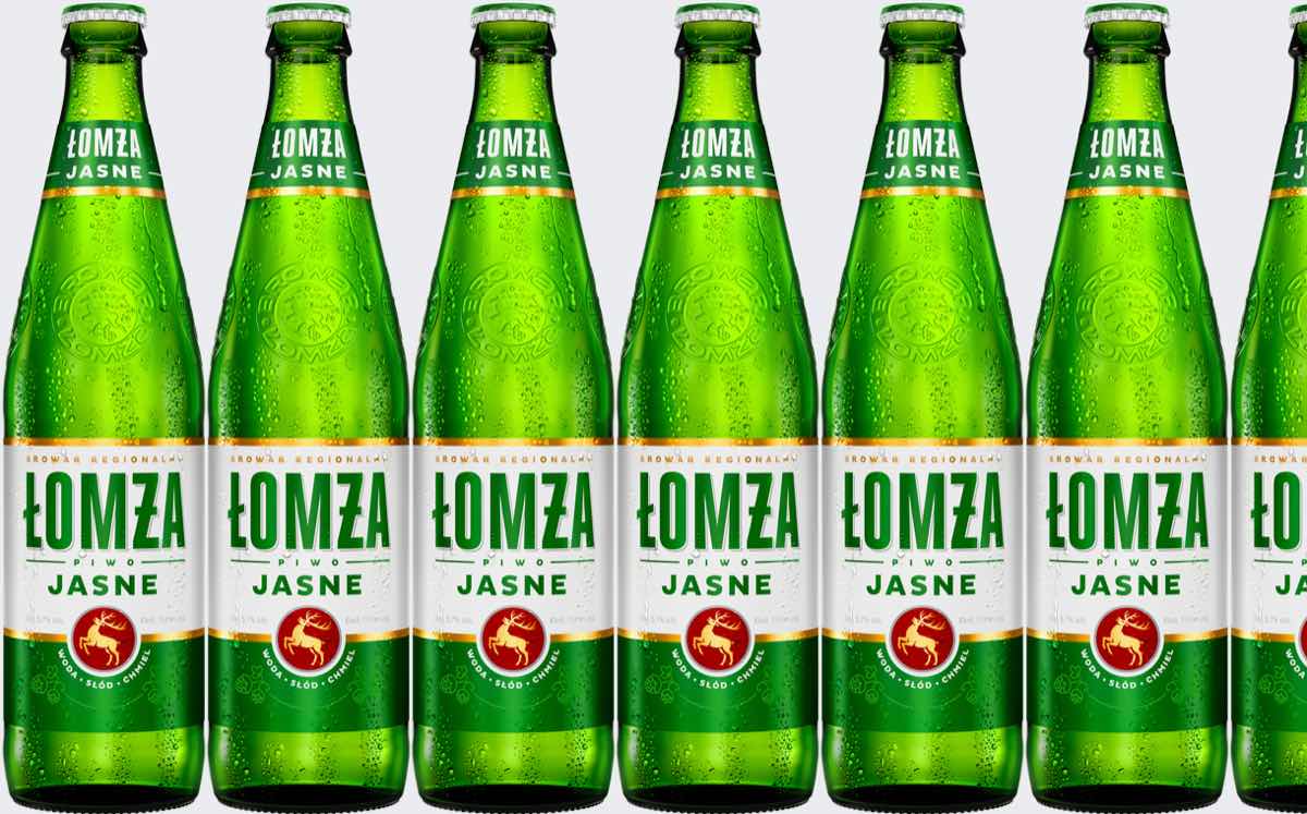Łomża beer gets brand redesign with new premium bottles