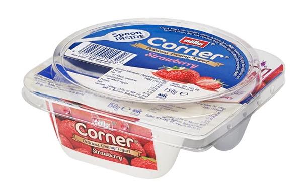 Müller serves up yogurts with spoons for on-the-go snacking