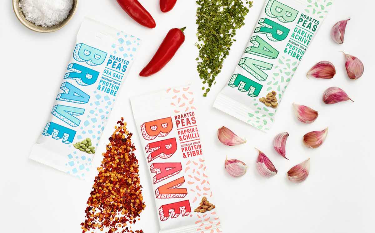 Brave targets guilt-free snacking with new range of roasted peas