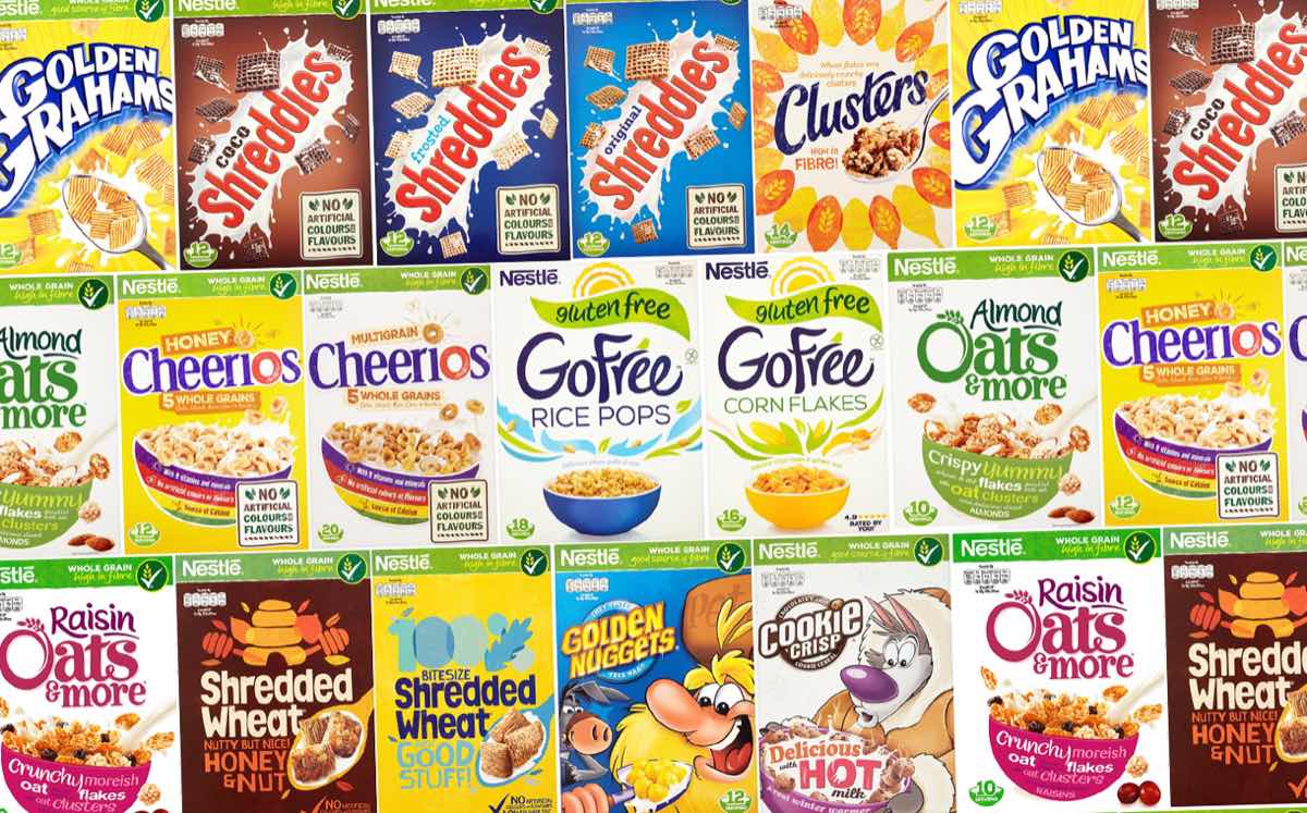 Nestlé to cut sugar in its cereals by 10% by the end of next year
