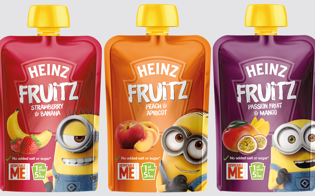 Kraft Heinz targets healthy snacking with Fruitz pouches