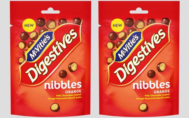 McVitie’s adds orange variant to its Digestive Nibbles range