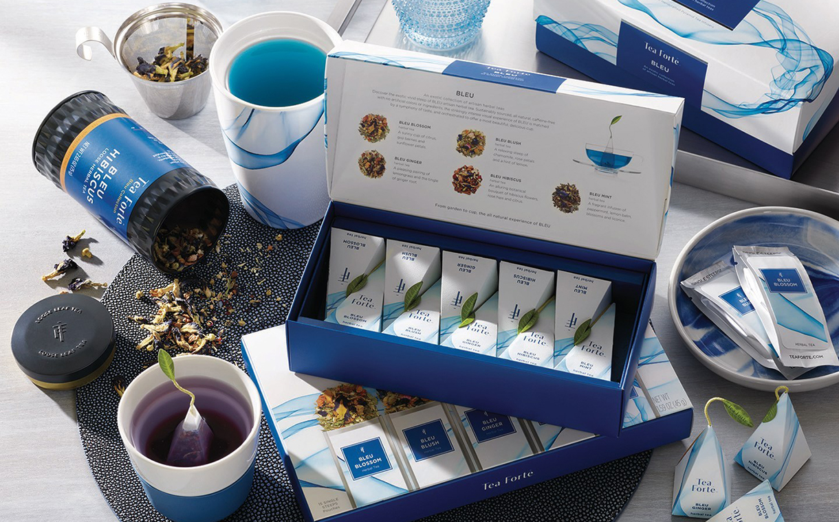 Bleu brew: Tea Forté unveils line made with butterfly pea flowers