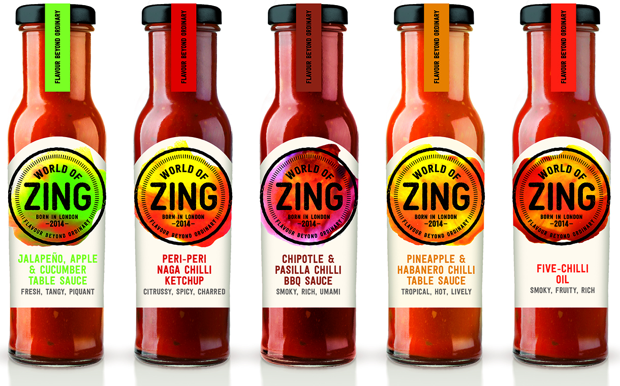 World of Zing sauce range aims to spice up condiments category