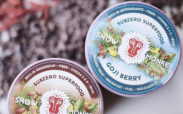 One of the companies is Snow Monkey, which makes dairy-free superfood ice cream. © Snow Monkey