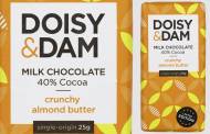 Doisy & Dam unveils almond chocolate and new packaging