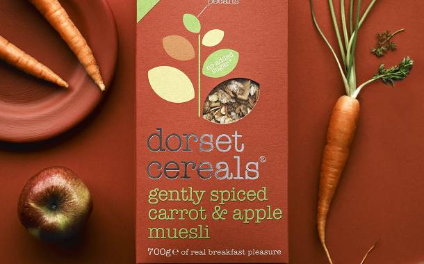 Dorset Cereals launches gently spiced carrot and apple muesli