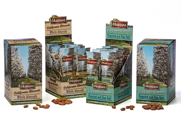 Mariani Nut Company unveils new snack-size almond packs
