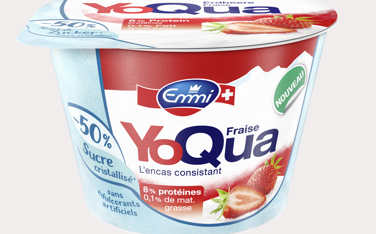 Emmi expands YoQua protein yogurt line with 50% less sugar