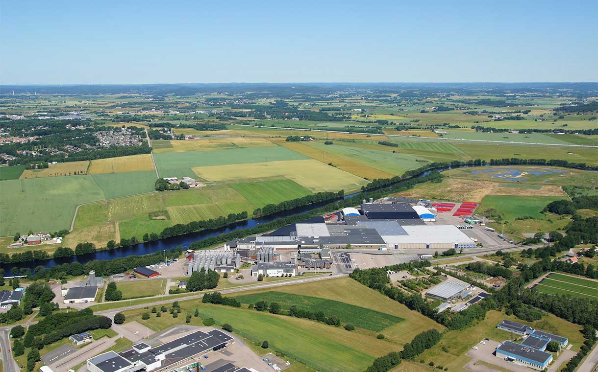Carlsberg's first carbon-neutral facility in Falkenberg, Sweden