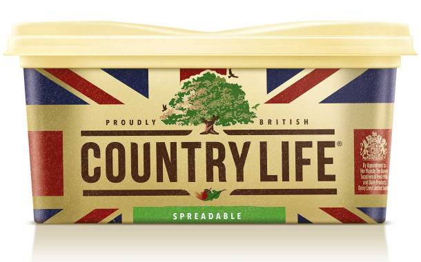 Dairy Crest’s Country Life butter gets updated packaging