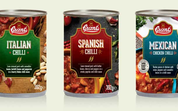 Grant’s Foods launches Italian, Spanish and Mexican chillis