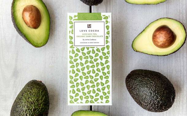 Love Cocoa launches Europe’s ‘first ever’ avocado chocolate bar