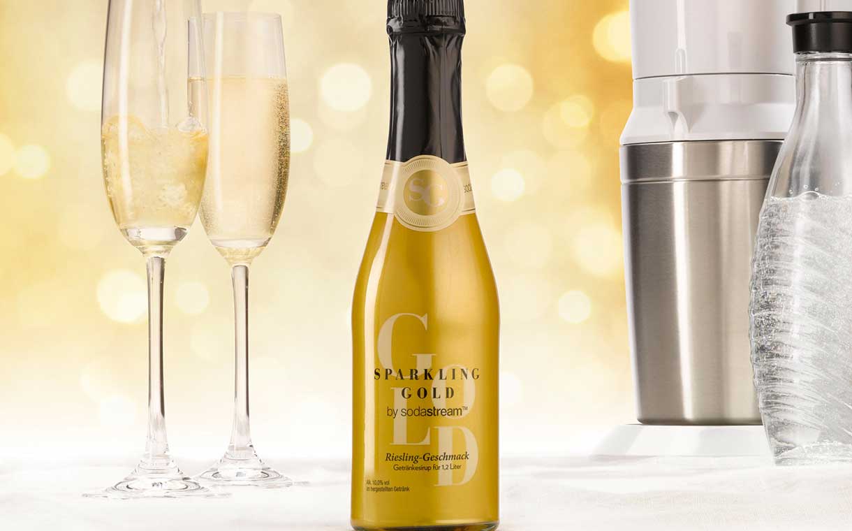 SodaStream launches Sparkling Gold alcoholic concentrate