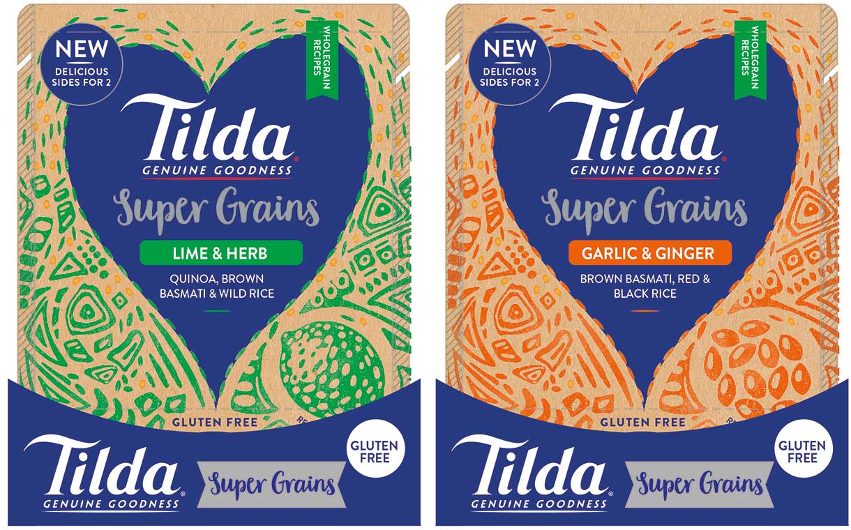 Tilda unveils microwaveable line of Super Grains side dishes