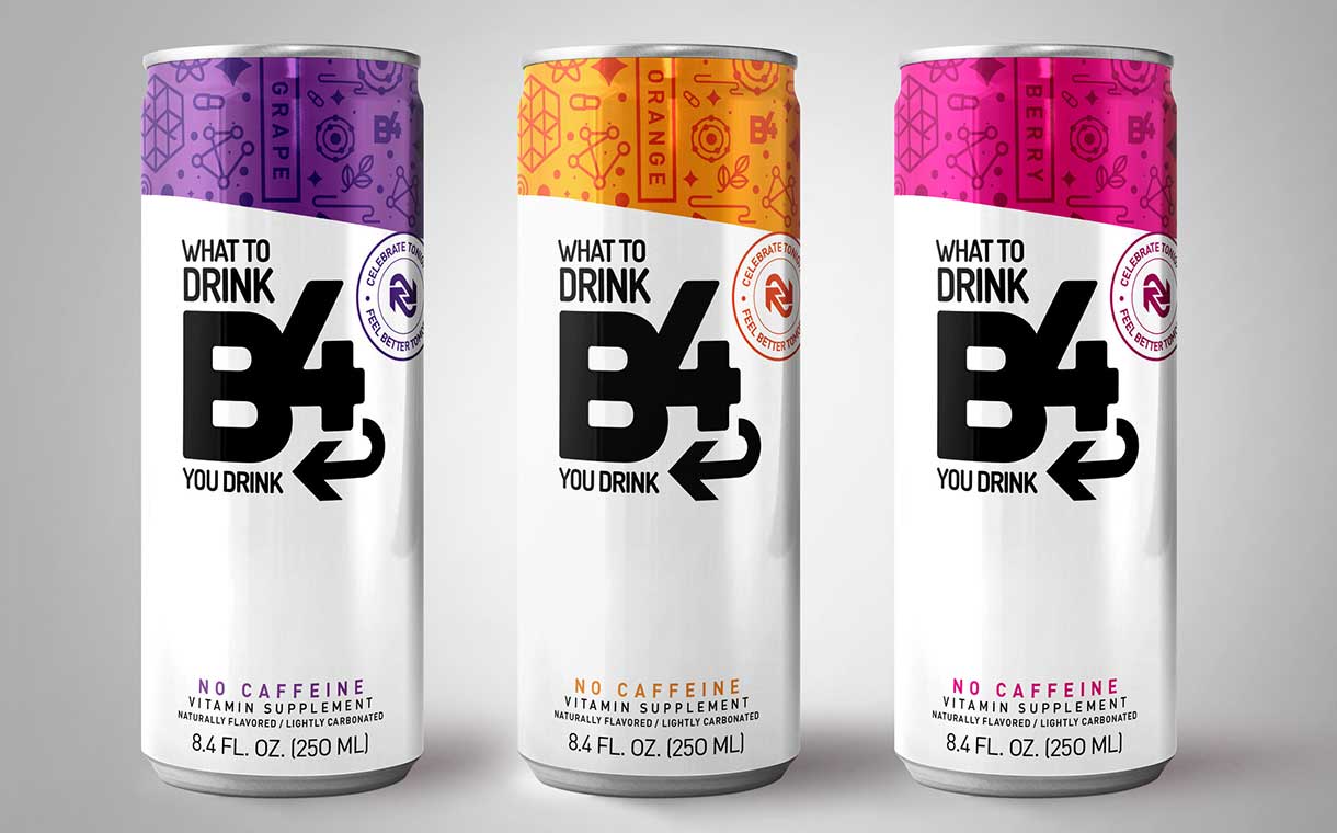 B4 unveils two new flavours of its anti-hangover supplement