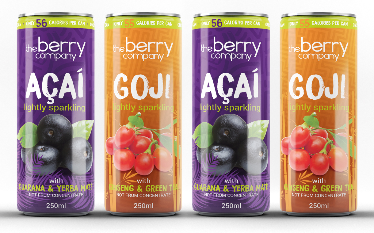 Berry Company debuts goji and açaí-flavoured sparkling drinks